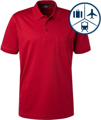 Thumbnail - RAGMAN Herren Polo-Shirt rot