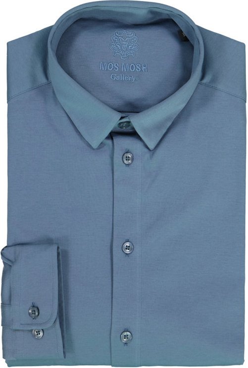 MOS MOSH Gallery. Herren Hemd blau