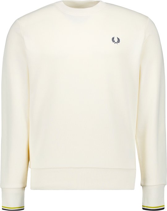 Fred Perry Herren Sweatshirt weiß unifarben