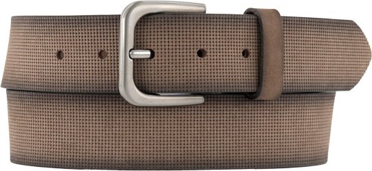 Lindenmann Herren Gürtel braun Leder geprägt