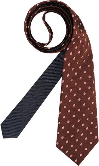 Tommy Hilfiger Herren Krawatte braun Gemustert