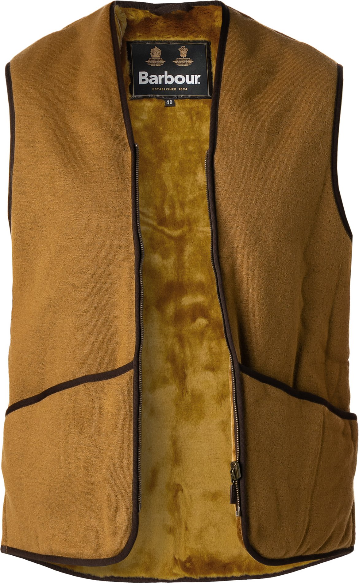 Thumbnail - Barbour Herren Innenweste braun unifarben