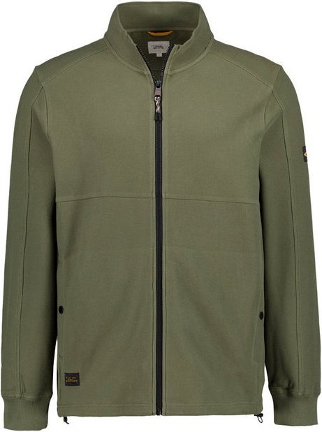 camel active Herren Sweatjacke grün unifarben