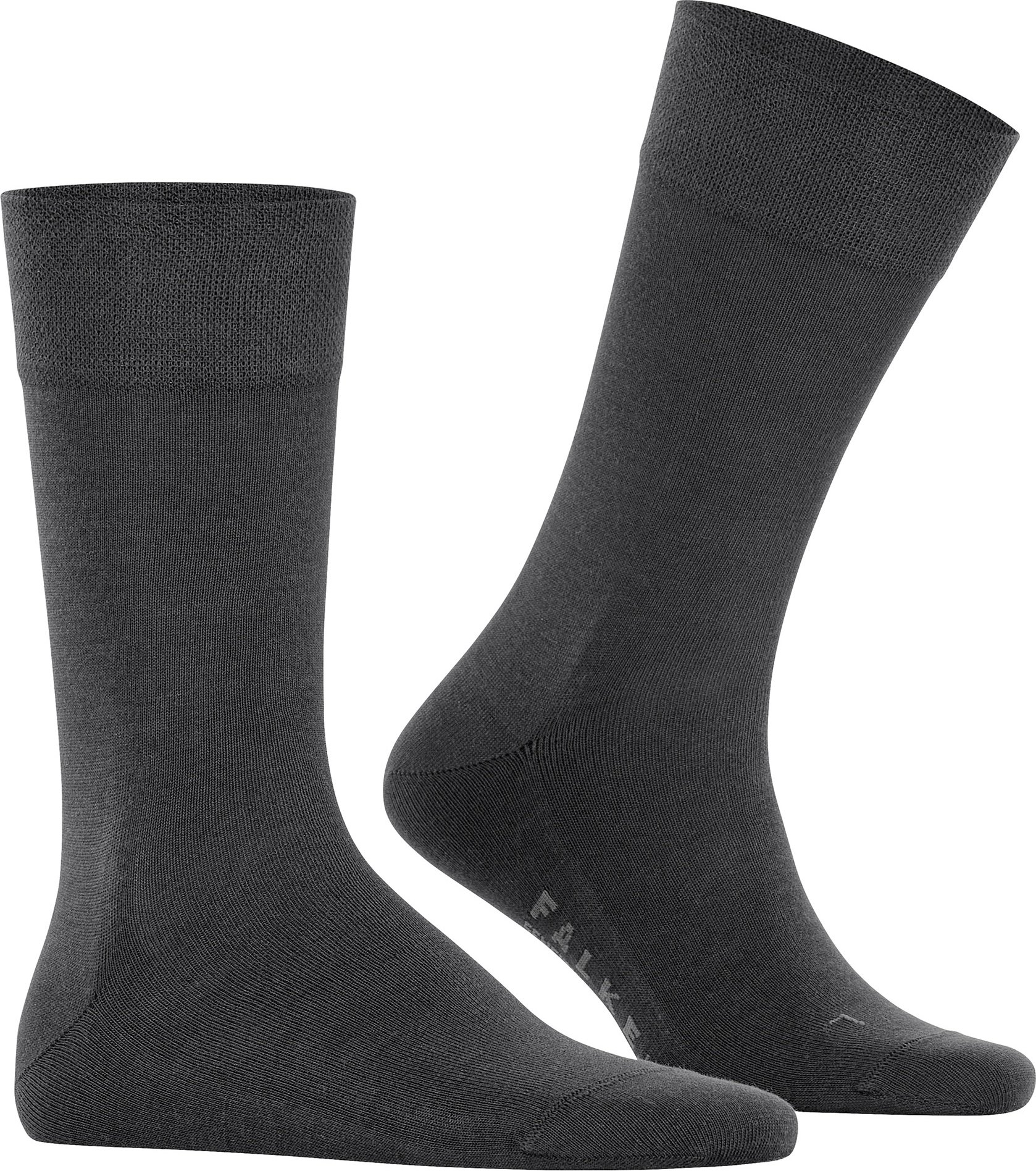 Thumbnail - Falke Herren Socken grau Schur-Wolle unifarben
