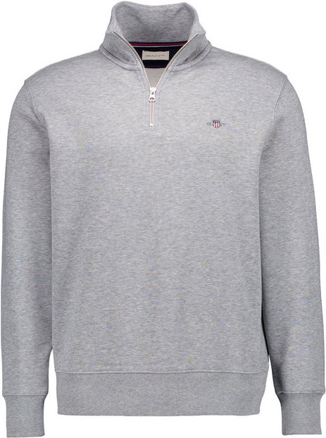 Thumbnail - Gant Herren Pullover grau unifarben