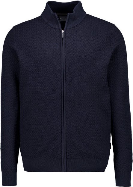 bugatti Herren Cardigan blau unifarben