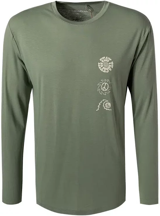 Quiksilver Herren Longsleeve grün