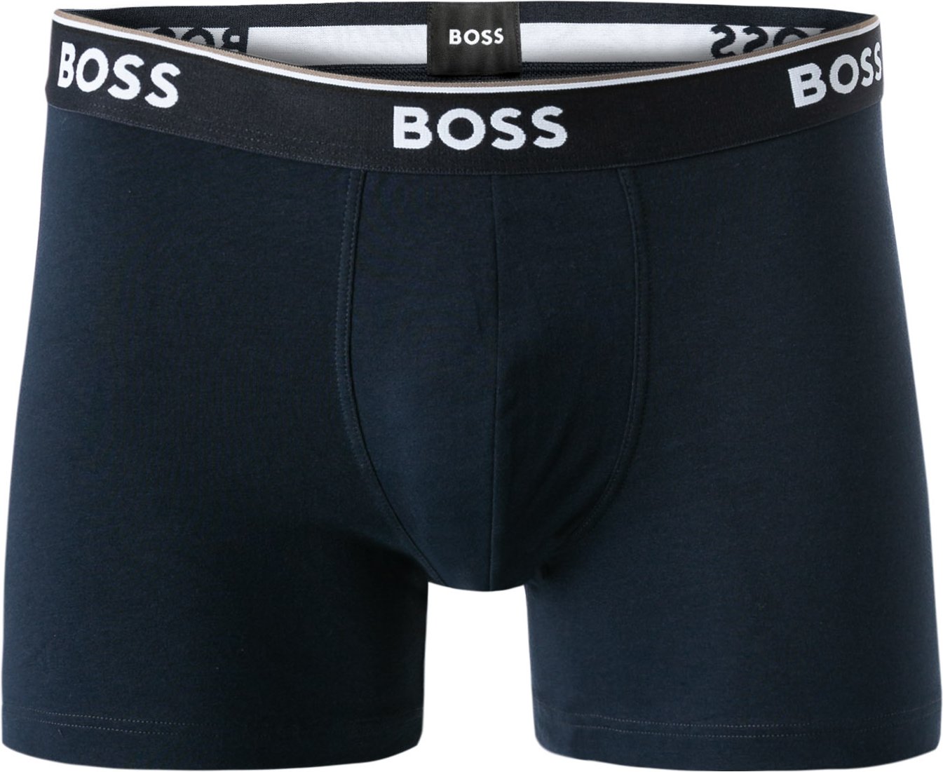 BOSS Black Herren Trunks blau Baumwolle & Mix unifarben