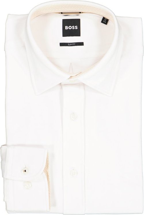 BOSS Black Herren Hemd weiß Slim Fit