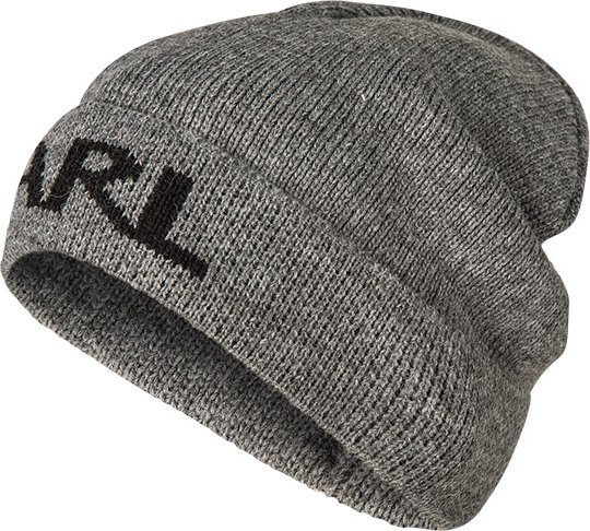 KARL LAGERFELD Herren Mütze grau Woll-Stoff