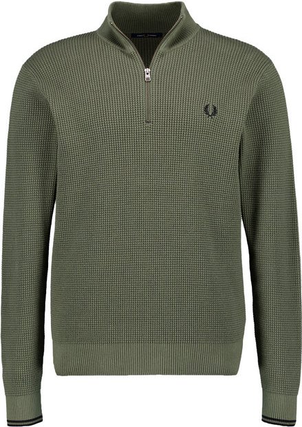Fred Perry Herren Troyer grün unifarben