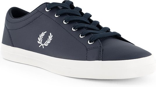 Fred Perry Herren Sneaker blau Glattleder