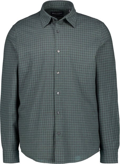 Thumbnail - Marc O'Polo Herren Hemd grün kariert