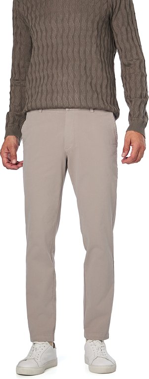 Thumbnail - BOSS Black Herren Hosen beige Slim Fit