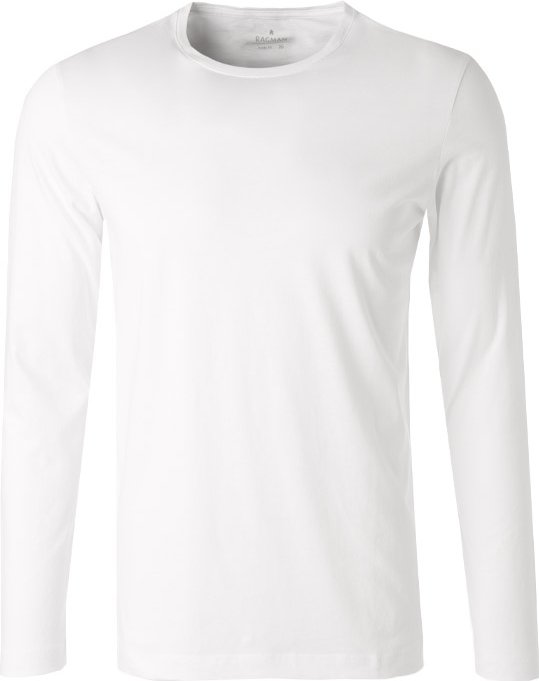 Thumbnail - RAGMAN Herren Longsleeve weiß