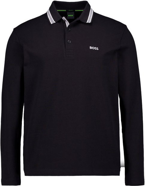 BOSS Green Herren Polo-Shirt schwarz