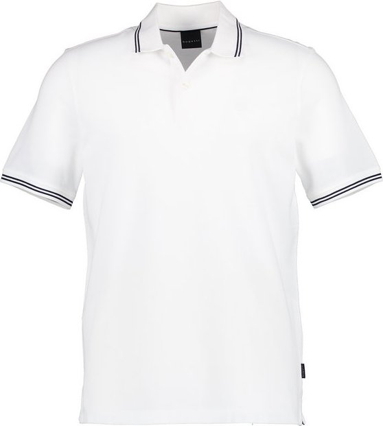 bugatti Herren Polo-Shirt weiß