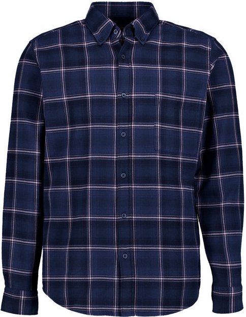 BOSS Orange Herren Hemd blau kariert