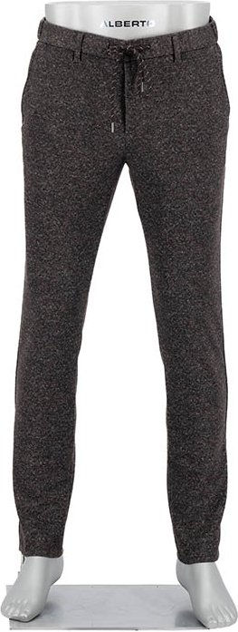 Alberto Herren Chino braun meliert Slim Fit