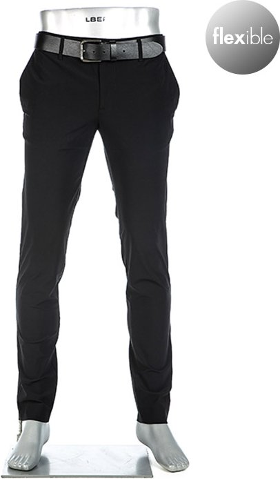 Thumbnail - Alberto Herren Hose schwarz Slim Fit