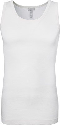 Thumbnail - HANRO Herren Tank Top weiß Seidenmix unifarben