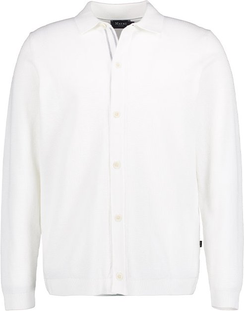 MAERZ Muenchen Herren Pullover weiß unifarben