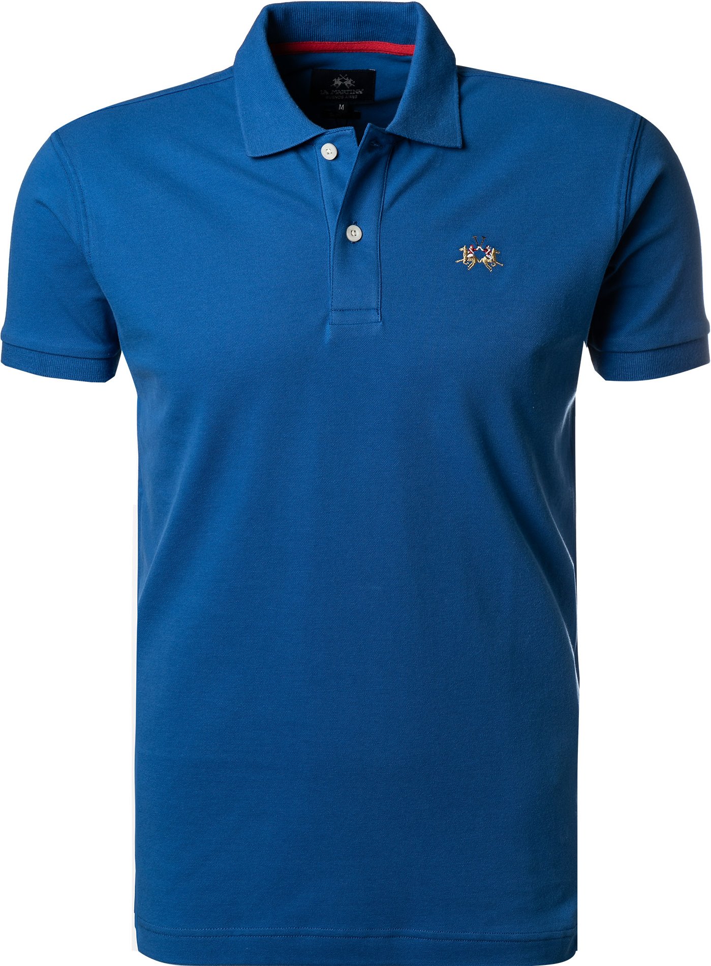 LA MARTINA Herren Polo-Shirt blau Slim Fit