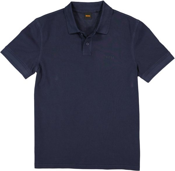Thumbnail - BOSS Orange Herren Polo-Shirt blau