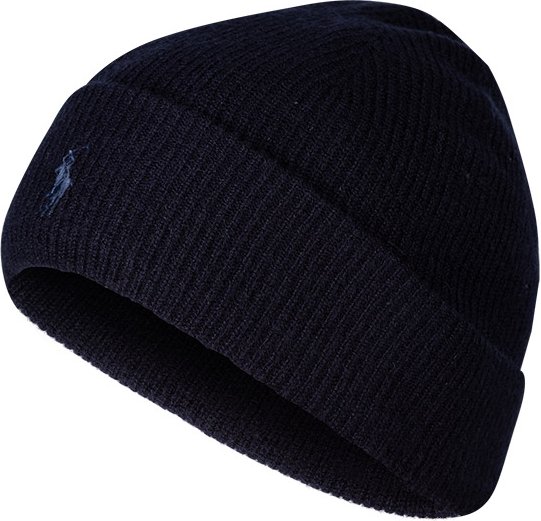Polo Ralph Lauren Herren Mütze blau Kaschmirwolle