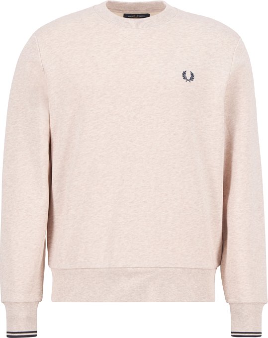 Fred Perry Herren Sweatshirt beige unifarben