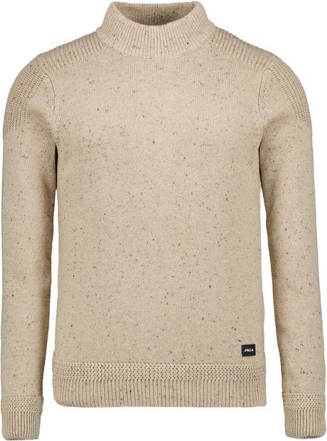 N.Z.A. Herren Pullover beige unifarben