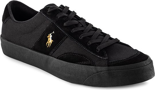 Polo Ralph Lauren Herren Sneaker schwarz Velours