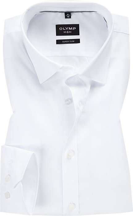 Thumbnail - OLYMP Herren Hemd weiß Slim Fit