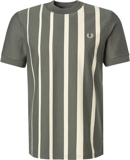 Fred Perry Herren T-Shirt grün gestreift