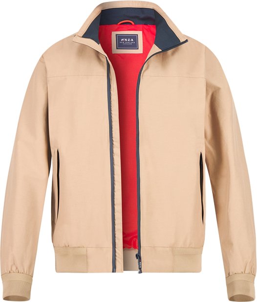 N.Z.A. Herren Jacke beige unifarben
