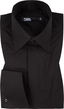 Thumbnail - KARL LAGERFELD Herren Hemd schwarz