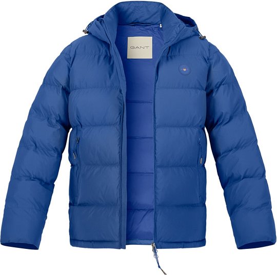 Gant Herren Steppjacke blau unifarben
