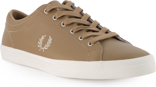 Fred Perry Herren Schuhe braun Glattleder