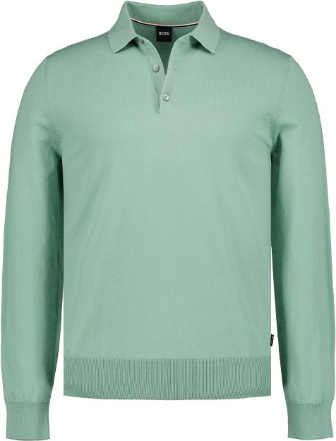 BOSS Black Herren Pullover grün unifarben