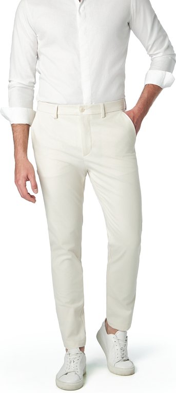 BOSS Black Herren Hosen beige,weiß Slim Fit