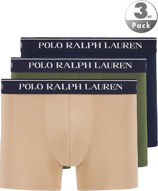 Polo Ralph Lauren Herren Trunks beige Baumwolle & Mix unifarben