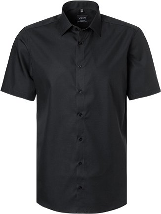 Thumbnail - Venti Herren Kurzarmhemd schwarz