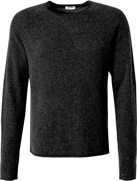 American Vintage Herren Pullover grau unifarben