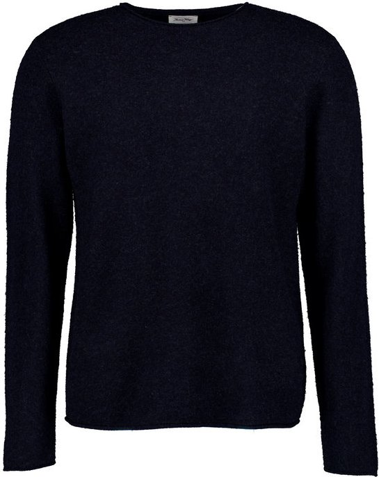 American Vintage Herren Pullover blau unifarben