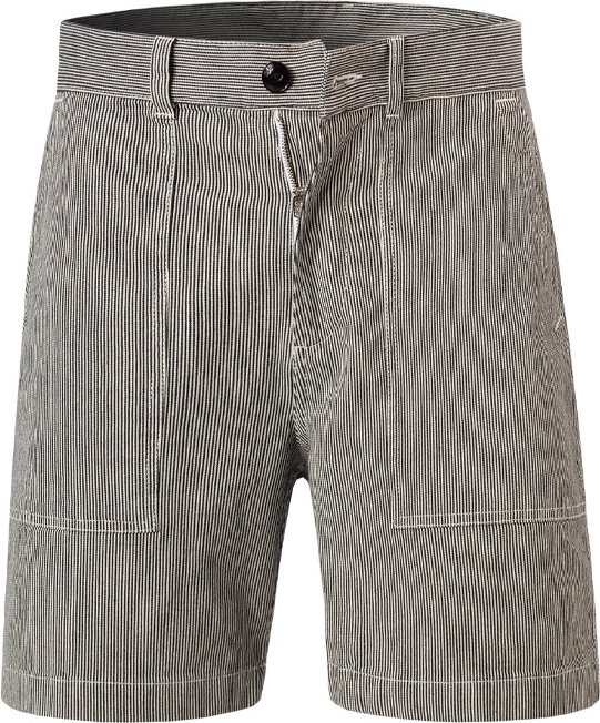 Thumbnail - WOOLRICH Herren Shorts schwarz gestreift