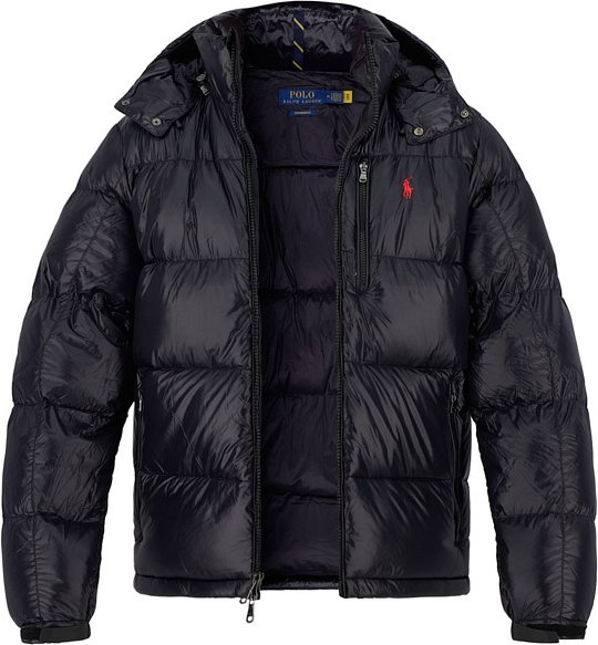 Thumbnail - Polo Ralph Lauren Herren Daunenjacke schwarz unifarben