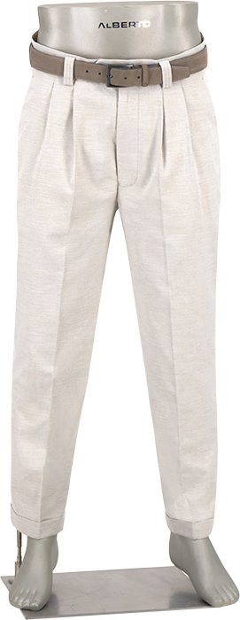 Alberto Herren Hosen grau