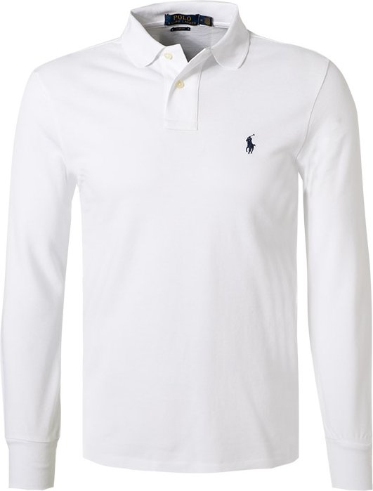 Polo Ralph Lauren Herren Polo-Shirt weiß Slim Fit