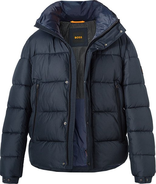 Thumbnail - BOSS Orange Herren Steppjacke blau unifarben