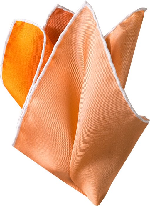Ascot Herren Einstecktuch orange
